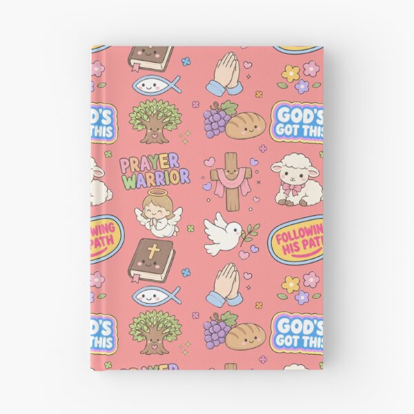 Item preview, Christianity Cute Collage Pastel Seamless Pattern designed and sold by HowToCanadian.
