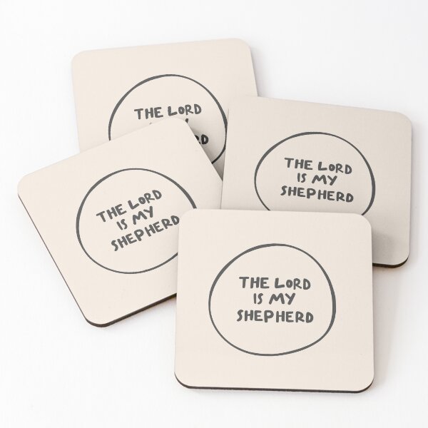 Item preview, The Lord Is My Shepherd: Minimalistic Christian Bible Study Art designed and sold by oneofthesedayys.