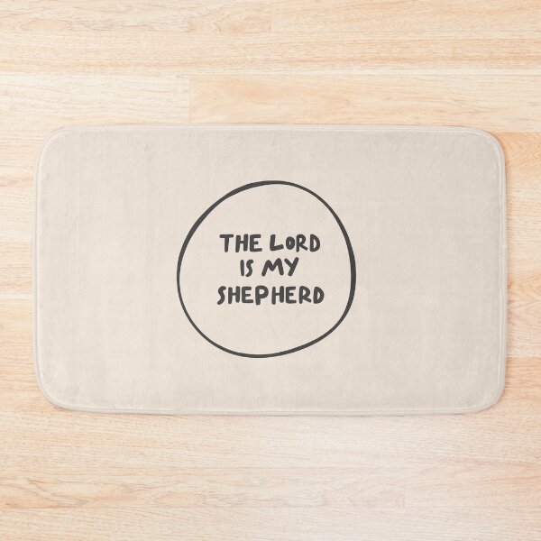 Item preview, The Lord Is My Shepherd: Minimalistic Christian Bible Study Art designed and sold by oneofthesedayys.