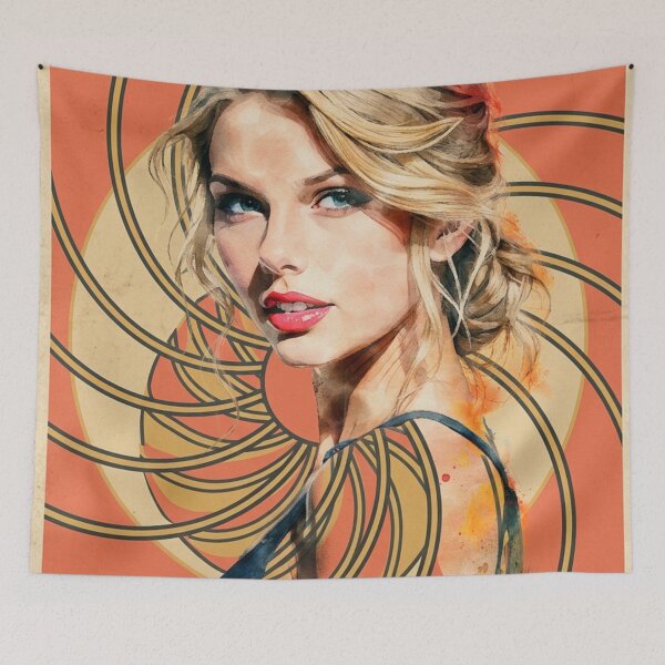 Item preview, Taylor Swift Original Custom Vintage Music Unique Poster Wall Art designed and sold by Cool Robot Bro..
