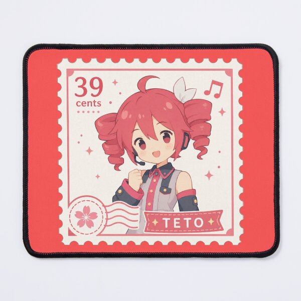 Item preview, teto vocaloid postage stamp designed and sold by lilypadblue.