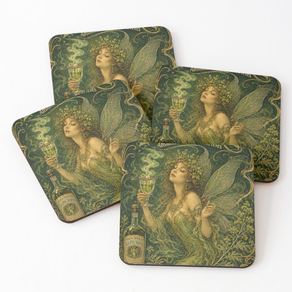 Item preview, Green Fairy Vintage Poster designed and sold by vintage-grrrl.