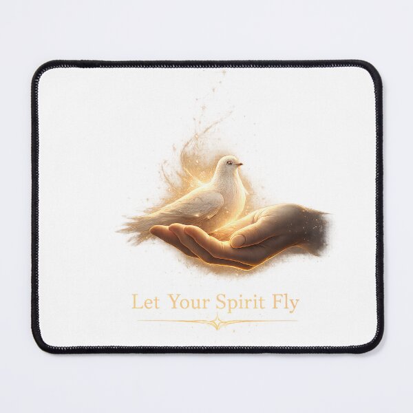 Item preview, Let Your Spirit Fly | Dove in Hands Inspirational Spiritual T-Shirt designed and sold by CalmMandala.