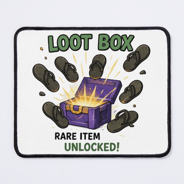 Item preview, Games Loot Box designed and sold by devonclemon.
