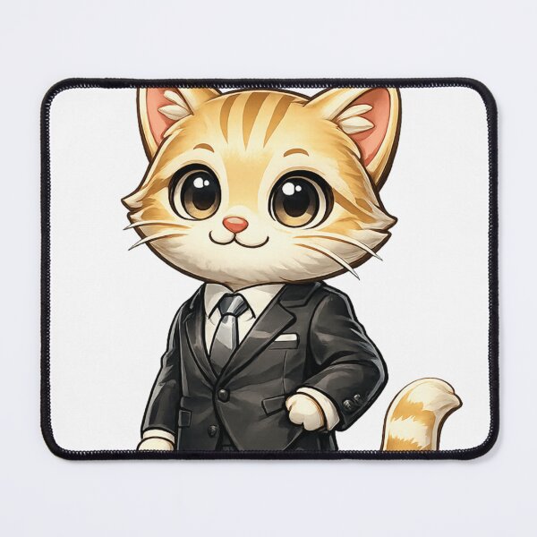 Item preview, Business Cat CEO Meow Chrome Design designed and sold by WearTheVibe Store.