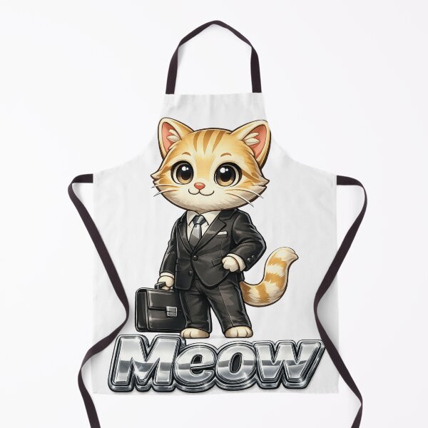Item preview, Business Cat CEO Meow Chrome Design designed and sold by WearTheVibe Store.