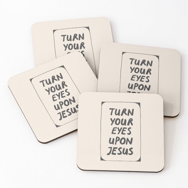 Item preview, Turn Your Eyes Upon Jesus: Minimalistic Christian Bible Study Art designed and sold by oneofthesedayys.
