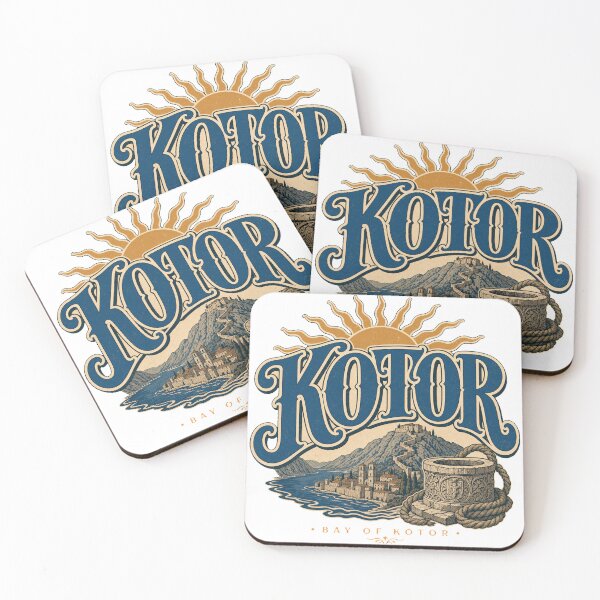 Item preview, Kotor Montenegro Classic Hand Drawn Travel Emblem designed and sold by VisualArtsOasis.