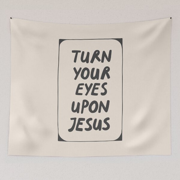 Item preview, Turn Your Eyes Upon Jesus: Minimalistic Christian Bible Study Art designed and sold by oneofthesedayys.