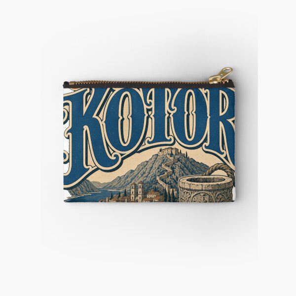 Item preview, Kotor Montenegro Classic Hand Drawn Travel Emblem designed and sold by VisualArtsOasis.