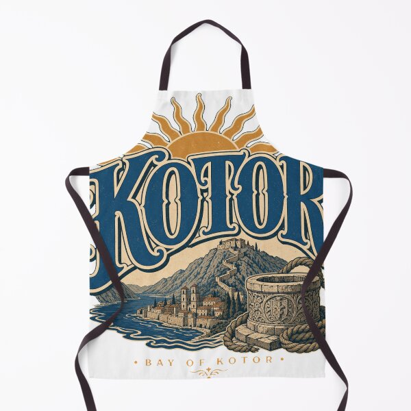 Item preview, Kotor Montenegro Classic Hand Drawn Travel Emblem designed and sold by VisualArtsOasis.