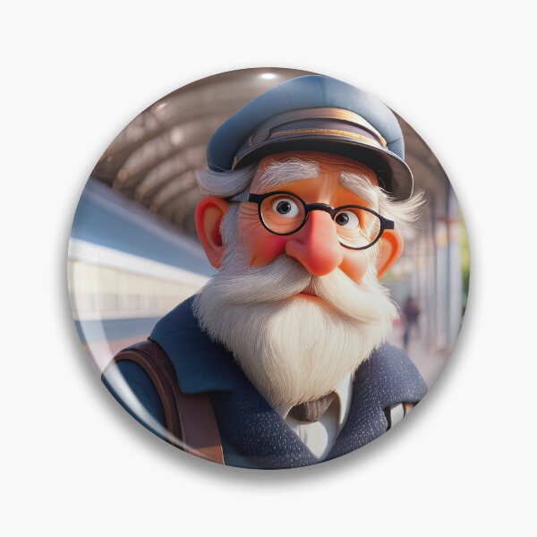 Item preview, Old Fart as a Station Porter designed and sold by Colin Bentham.