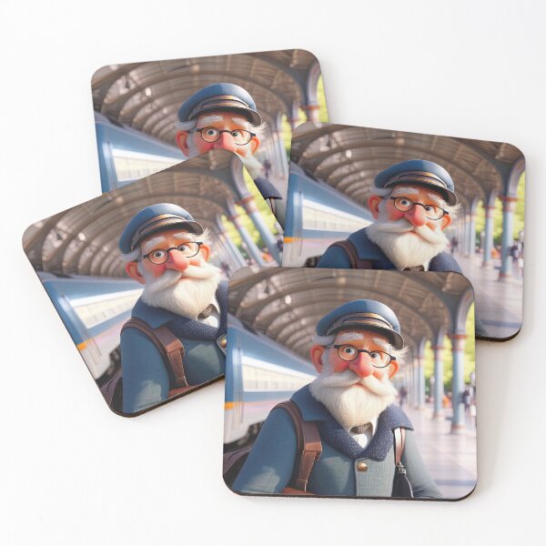 Item preview, Old Fart as a Station Porter designed and sold by Colin Bentham.