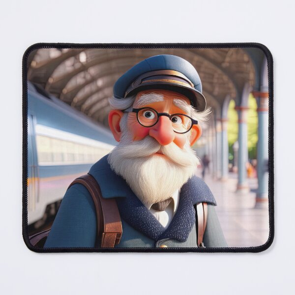 Item preview, Old Fart as a Station Porter designed and sold by Colin Bentham.