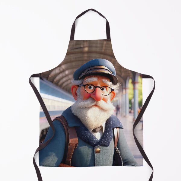 Item preview, Old Fart as a Station Porter designed and sold by Colin Bentham.