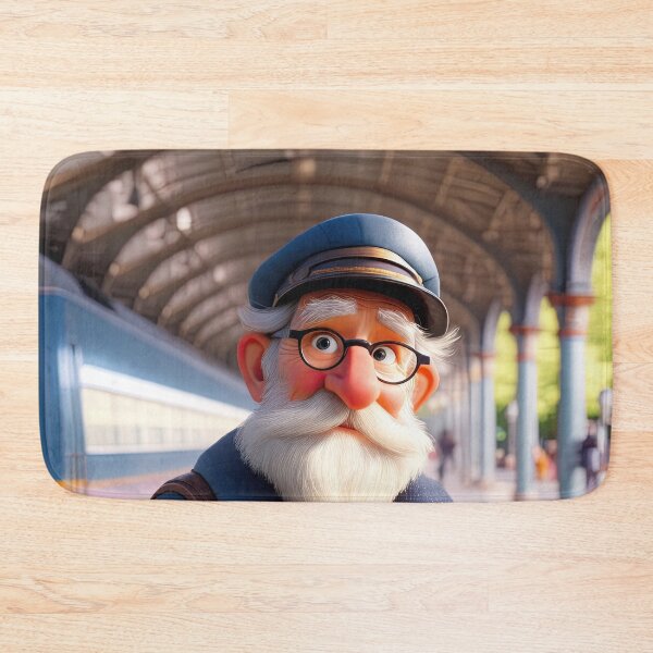 Item preview, Old Fart as a Station Porter designed and sold by Colin Bentham.