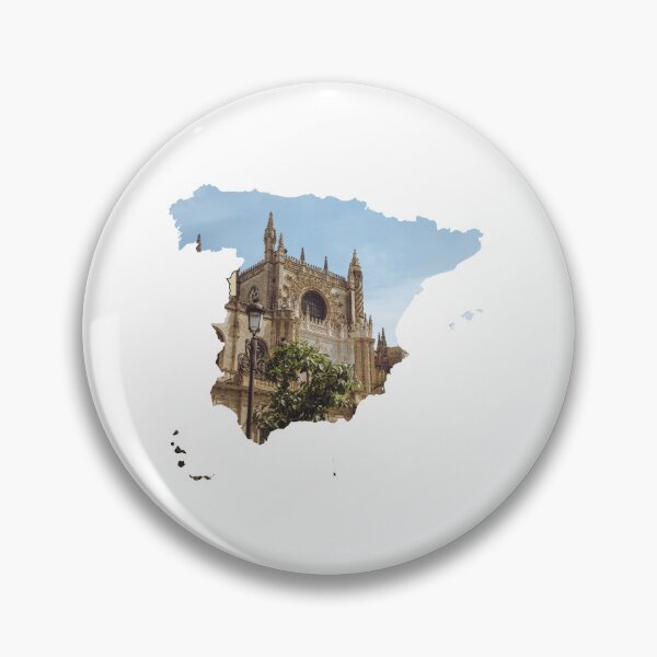 Item preview, Spain Map Seville Cathedral Architecture Silhouette designed and sold by Maroan93.