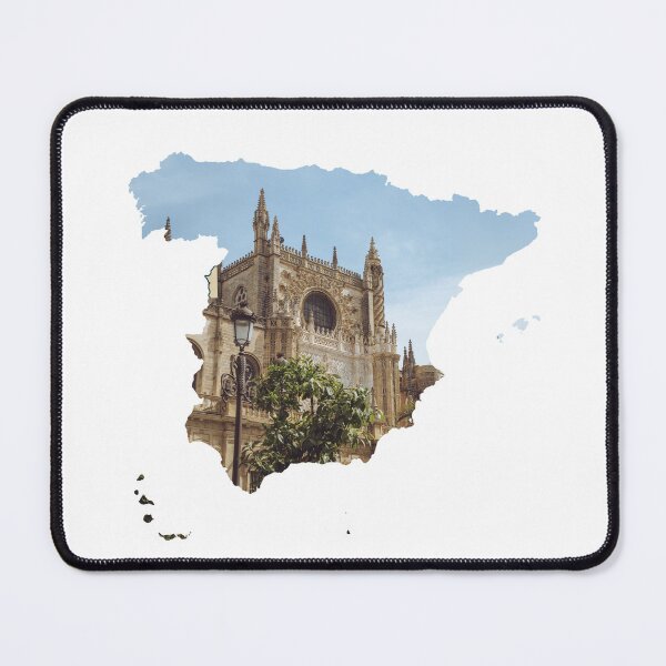 Item preview, Spain Map Seville Cathedral Architecture Silhouette designed and sold by Maroan93.