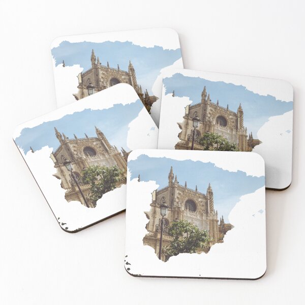 Item preview, Spain Map Seville Cathedral Architecture Silhouette designed and sold by Maroan93.