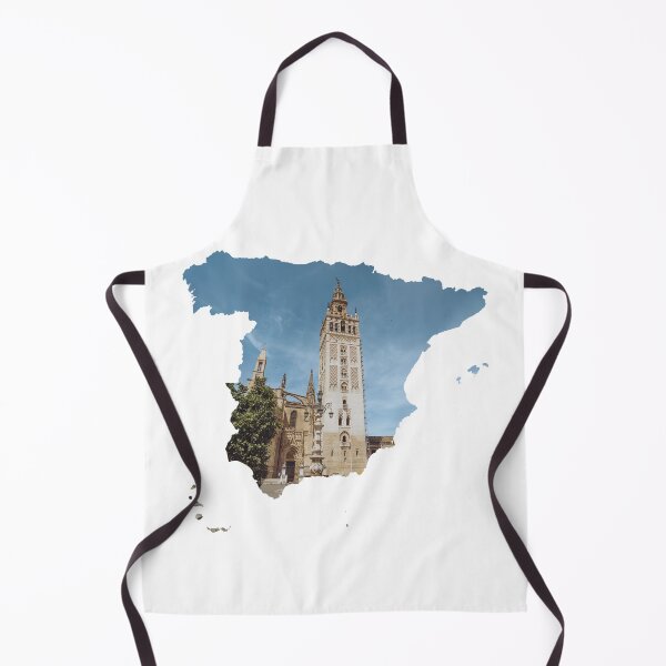Item preview, Spain Map La Giralda Seville Tower Silhouette V1 designed and sold by Maroan93.