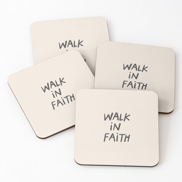 Item preview, Walk In Faith: Minimalistic Christian Bible Study Art designed and sold by oneofthesedayys.