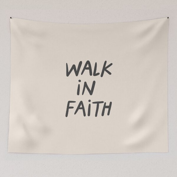 Item preview, Walk In Faith: Minimalistic Christian Bible Study Art designed and sold by oneofthesedayys.