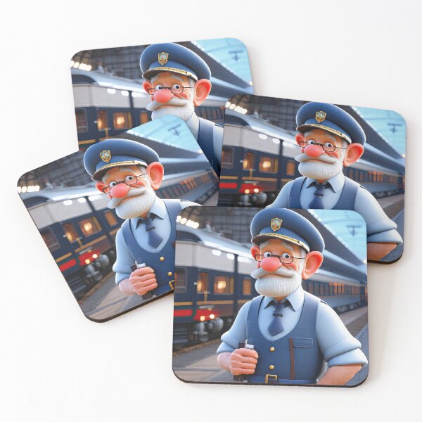 Item preview, Old Fart as a Station Porter designed and sold by Colin Bentham.