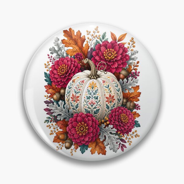 Item preview, Floral Pumpkin designed and sold by Sovereign Supply Co..