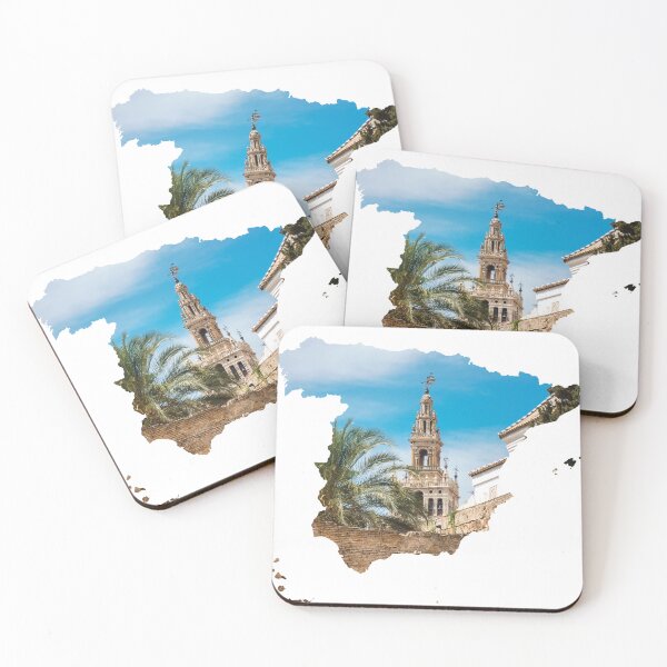 Item preview, Spain Map La Giralda Seville Tower Silhouette V2 designed and sold by Maroan93.