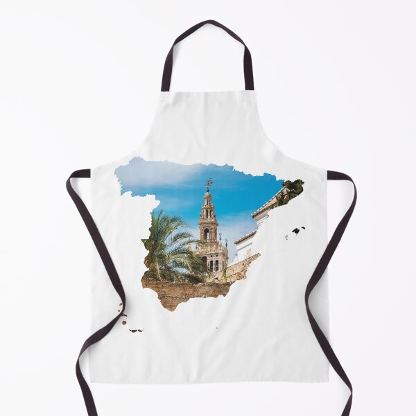 Item preview, Spain Map La Giralda Seville Tower Silhouette V2 designed and sold by Maroan93.