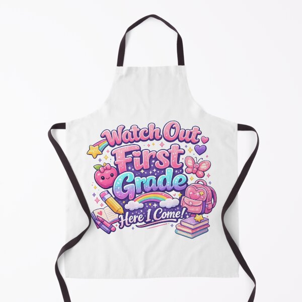 Item preview, Watch Out First Grade Here I Come – Kawaii Pastel Girls Back to School Gift designed and sold by Artycom.