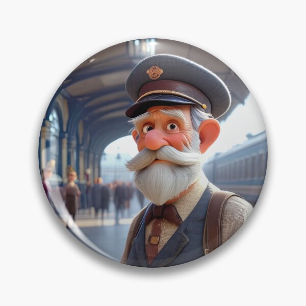 Item preview, Old Fart as a Station Porter designed and sold by Colin Bentham.
