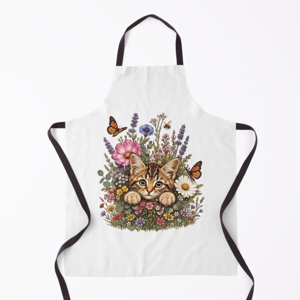 Item preview, Cat Flower Floral Cute Cat Flower designed and sold by hemagamo.