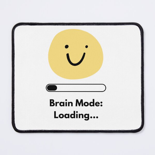 Item preview, Brain Mode: Loading... | Funny Minimalist Brain Design | Cute Sticker & T-Shirt designed and sold by DonGeneral.