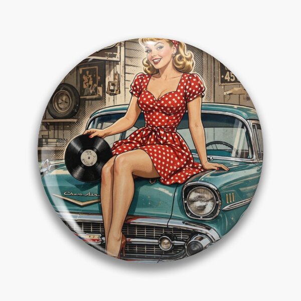 Item preview, American rock and roll retro license plate designed and sold by Normandy Road Heritage.