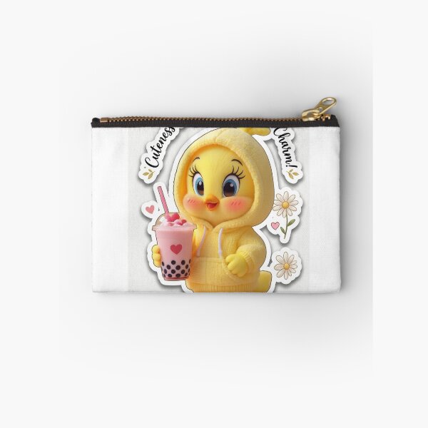 Item preview, Cute Tweety Chick Sticker - European Charm & Boba Tea Art designed and sold by Arts121.