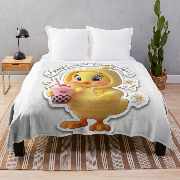 Item preview, Cute Tweety Chick Sticker - European Charm & Boba Tea Art designed and sold by Arts121.
