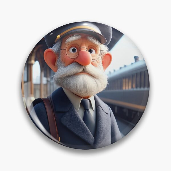 Item preview, Old Fart as a Station Porter designed and sold by Colin Bentham.