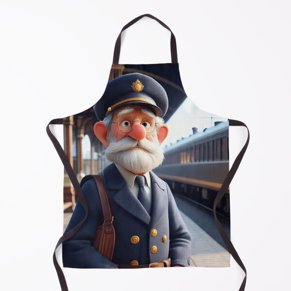 Item preview, Old Fart as a Station Porter designed and sold by Colin Bentham.