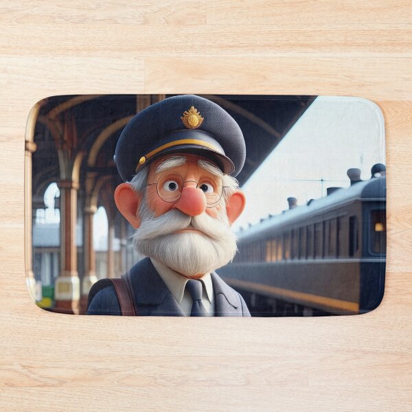 Item preview, Old Fart as a Station Porter designed and sold by Colin Bentham.