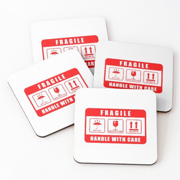 Item preview, Fragile Handle With Care Shipping Label Sticker designed and sold by VectorForge Studio.