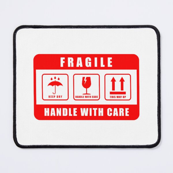 Item preview, Fragile Handle With Care Shipping Label Sticker designed and sold by VectorForge Studio.