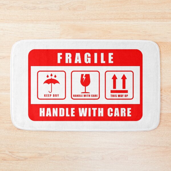 Item preview, Fragile Handle With Care Shipping Label Sticker designed and sold by VectorForge Studio.