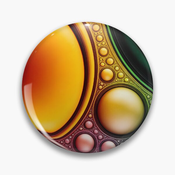 Item preview, Vibrant Liquid Macro Bubble Pattern designed and sold by ArhaanFashions.