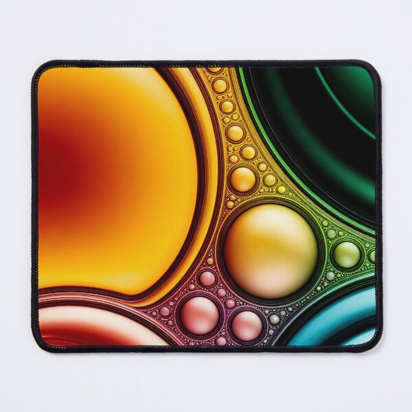 Item preview, Vibrant Liquid Macro Bubble Pattern designed and sold by ArhaanFashions.