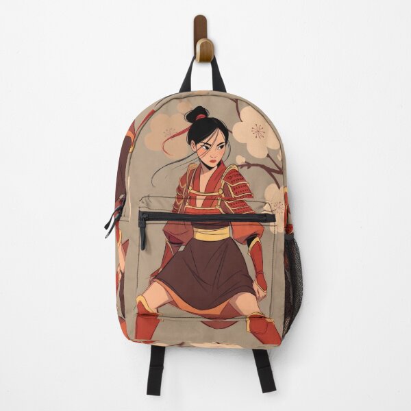 Item preview, Elegant Oriental Warrior in Traditional Armor – Floral Anime Style Illustration designed and sold by Billy Morfo™.