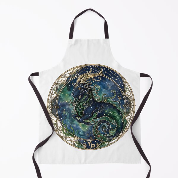 Item preview, Cosmic Capricorn Celestial Portal Art designed and sold by Zodiac Celestial Art.