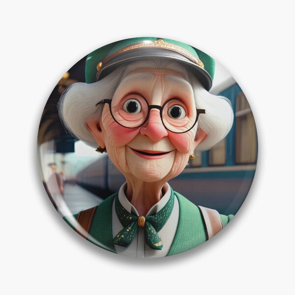Item preview, Old Fart as a Station Porter designed and sold by Colin Bentham.