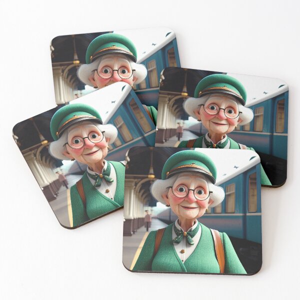 Item preview, Old Fart as a Station Porter designed and sold by Colin Bentham.