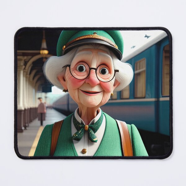 Item preview, Old Fart as a Station Porter designed and sold by Colin Bentham.